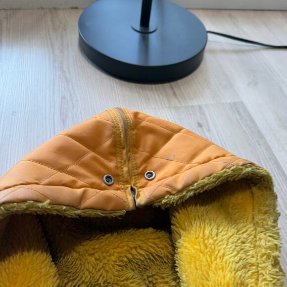 Men's Vintage 70's Storm Shield North Land Orange Sherpa Lined Work Jacket Sz M - Picture 6 of 12